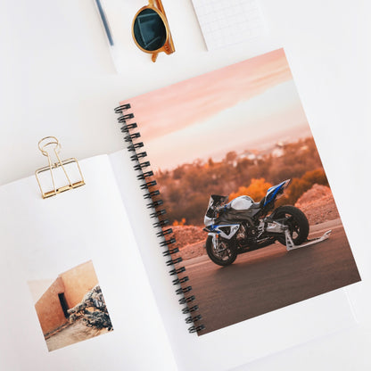 BMW S1000RR HP4 Motorcycle Spiral Notebook #005 - Throttle Designs