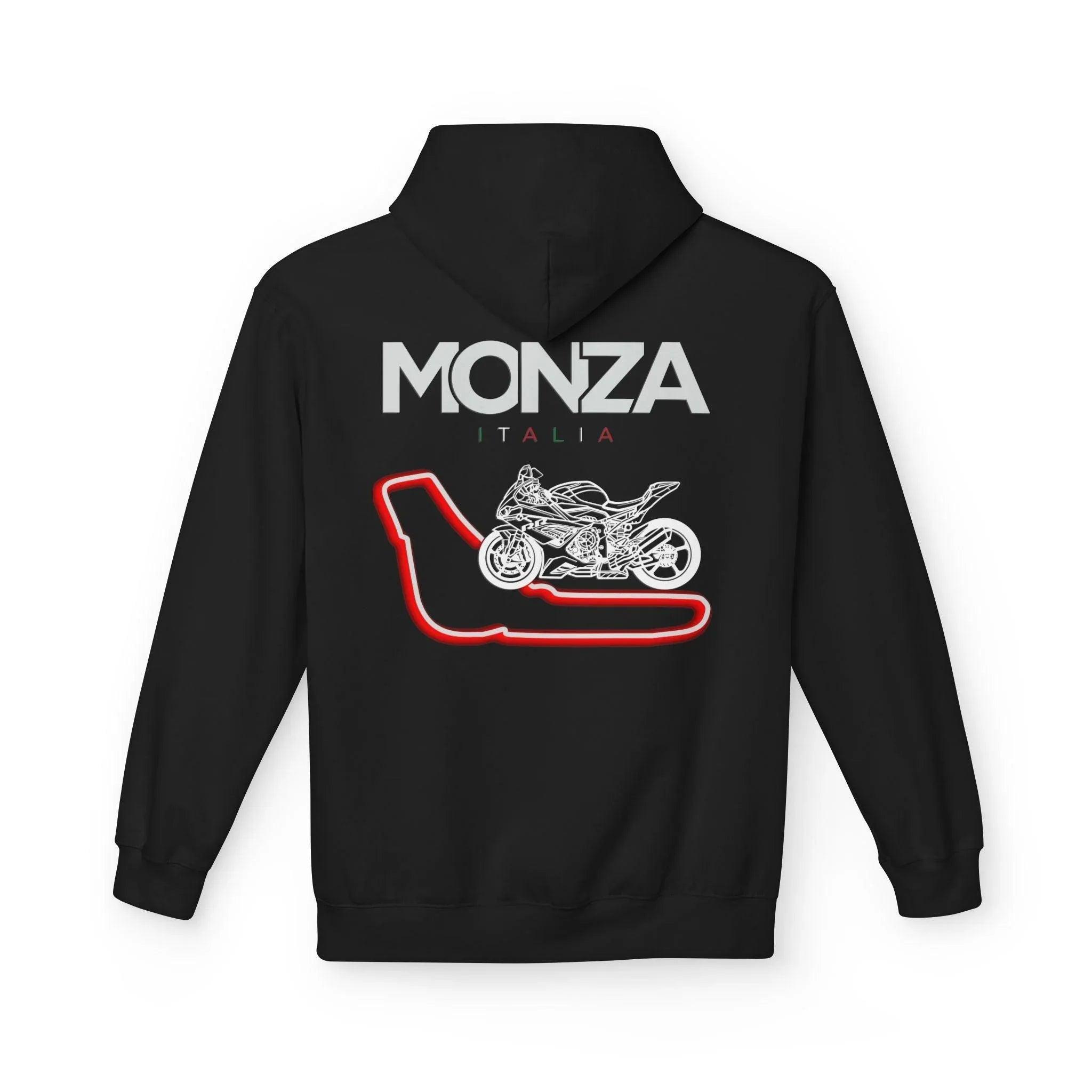 BMW Inspired S1000RR Monza Italia Fleece Hoodie Red Edition for Riders