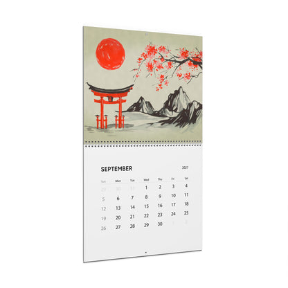 2027 Japanese Artwork Calendar – Japan Culture, Traditional Inspiration & Scenic Art Collection
