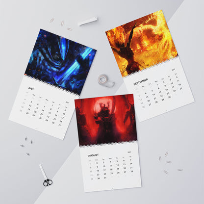 2027 Fantasy Artwork Wall Calendar – Epic Heroes, Magical Dreamscapes & Creative Fantasy Art