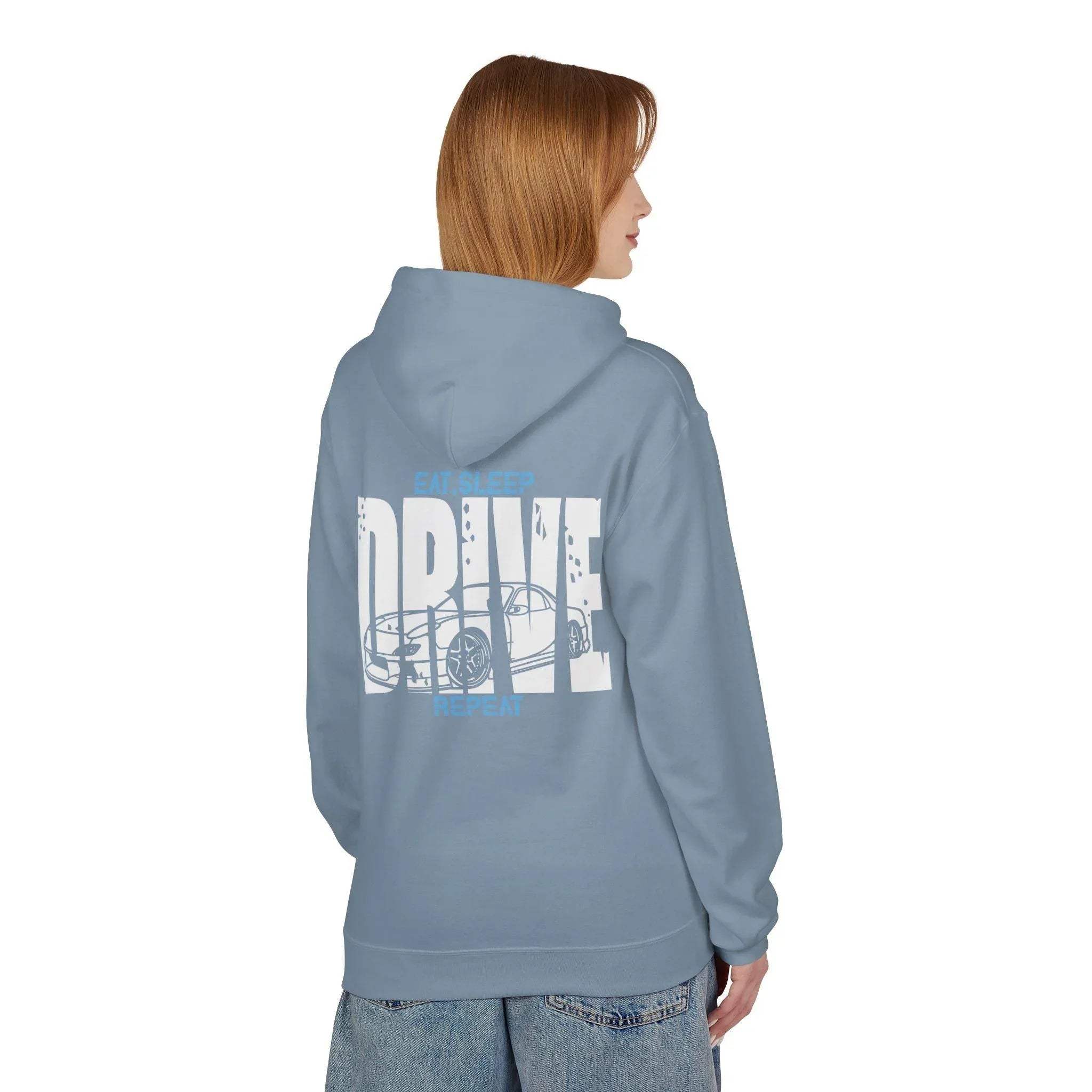 Mazda FD RX7 DRIVE Fleece Hoodie - Comfort Meets Style for Car Lovers