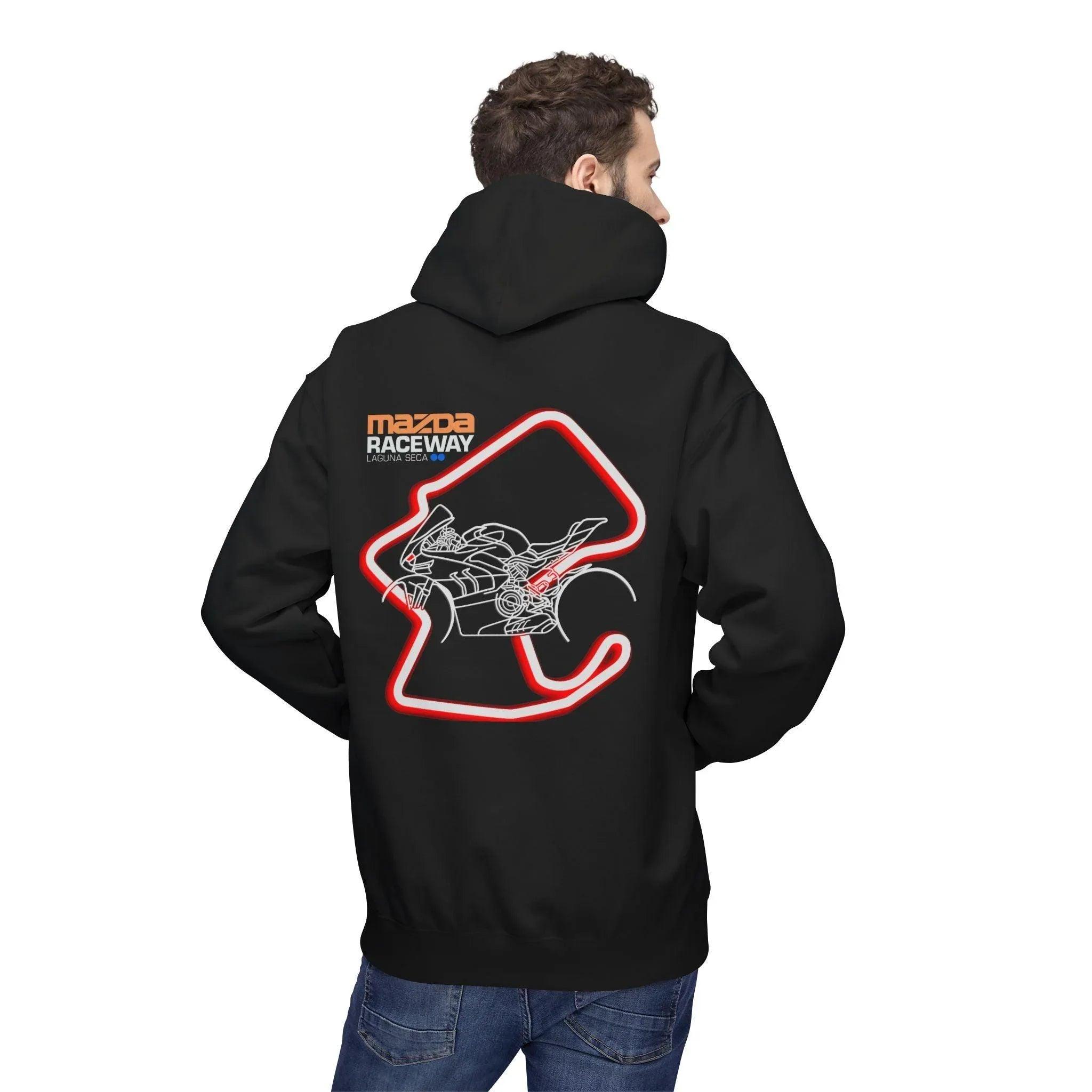 Ducati Panigale V4 SP Laguna Seca Hoodie - Red Edition for Comfort & Style