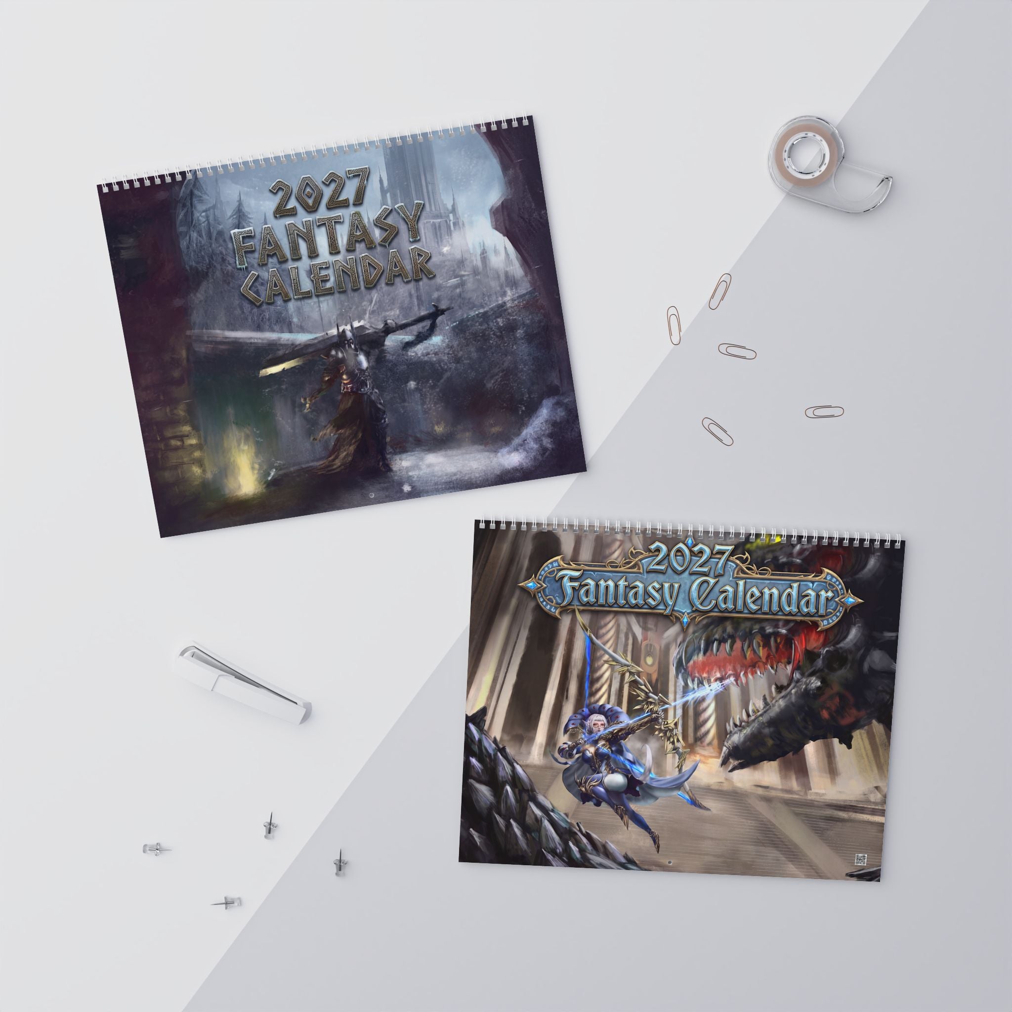 2027 Fantasy Artwork Wall Calendar – Magical Worlds, Dreamlike Scenes & Imaginative Art Collection