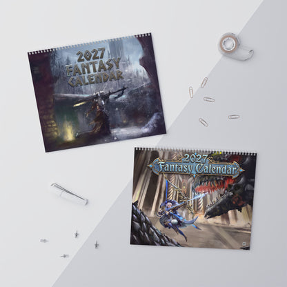 2027 Fantasy Artwork Wall Calendar – Magical Worlds, Dreamlike Scenes & Imaginative Art Collection
