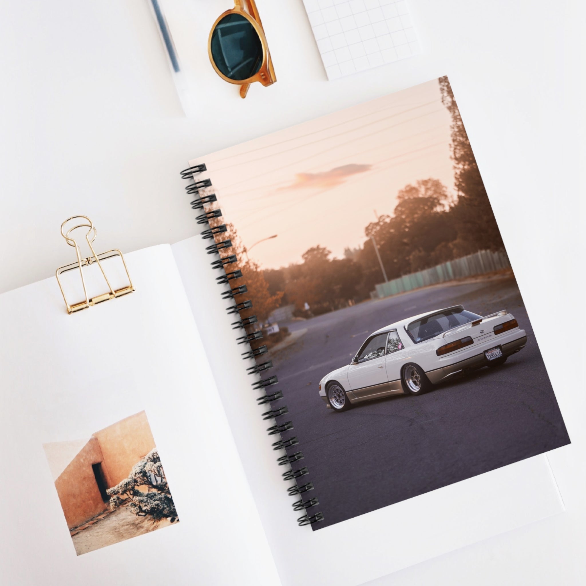 Nissan 240sx S13 Silvia Automotive Spiral Notebook #002 - Throttle Designs