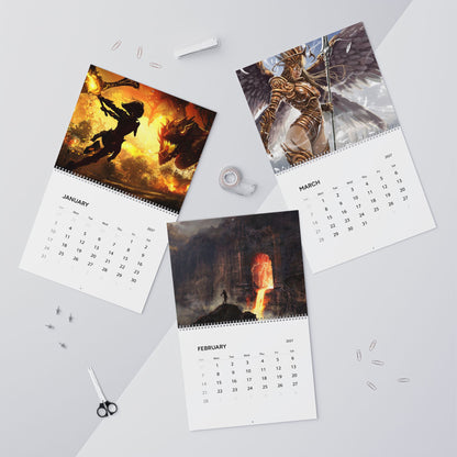 2027 Fantasy Artwork Wall Calendar – Epic Heroes, Magical Dreamscapes & Creative Fantasy Art