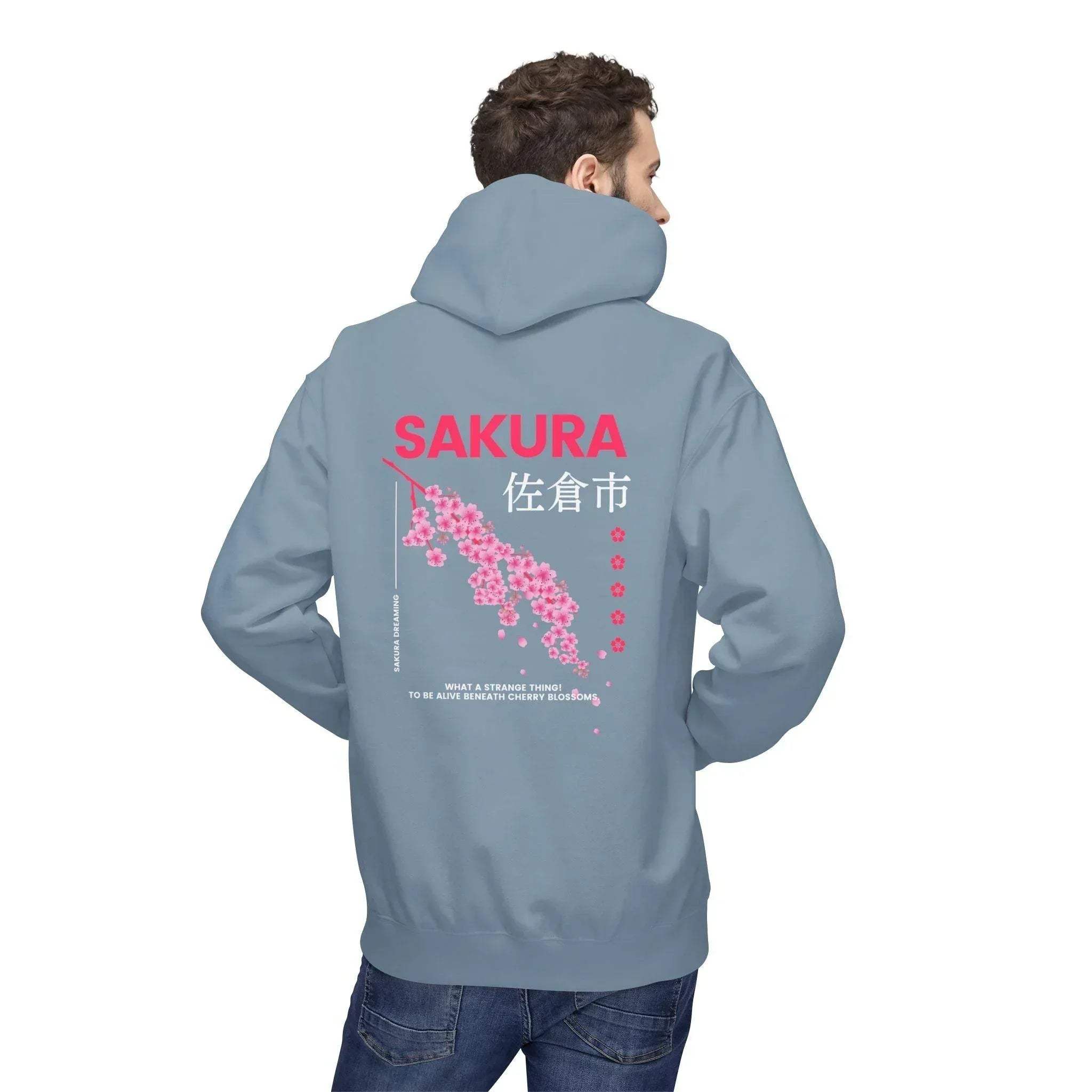 Cozy Sakura Blossom Fleece Hoodie for Ultimate Comfort