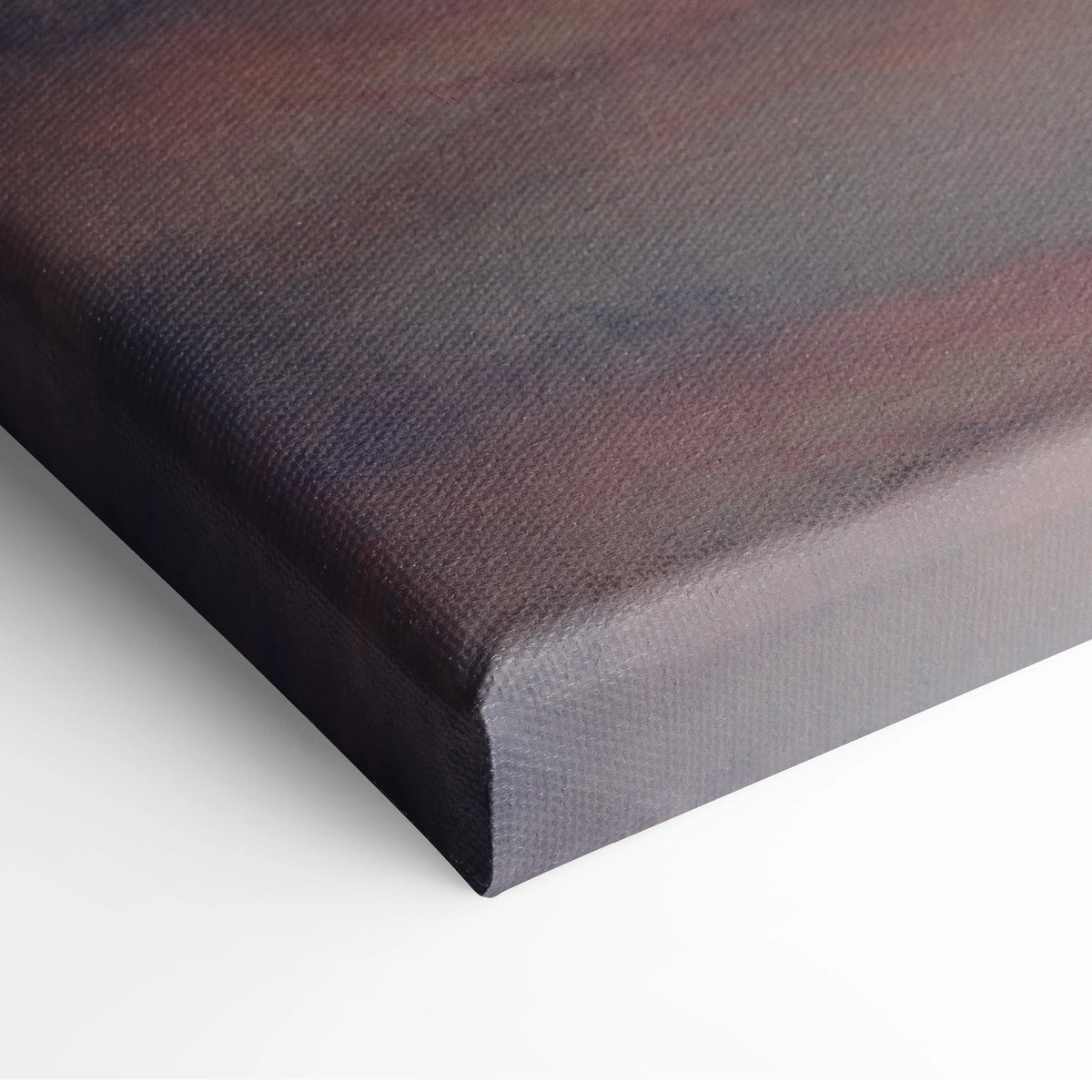 Chevrolet Corvette inspired canvas art featuring a dark textured gradient in deep browns and purples for garage decor