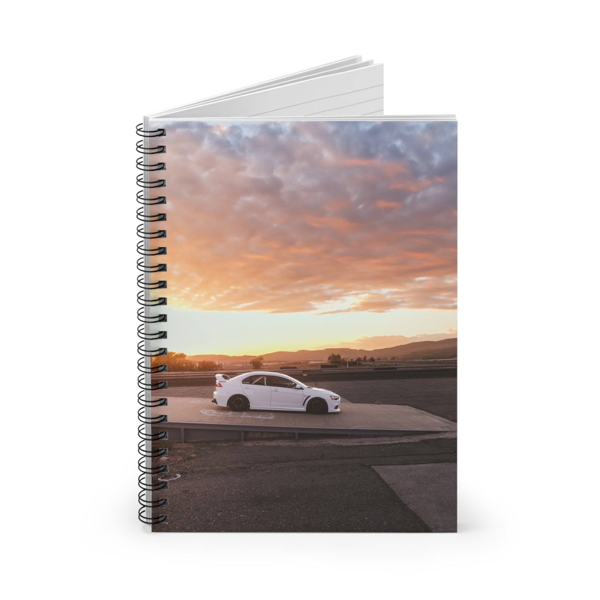 Mitsubishi Evo 10 Automotive Spiral Notebook #002 - Throttle Designs