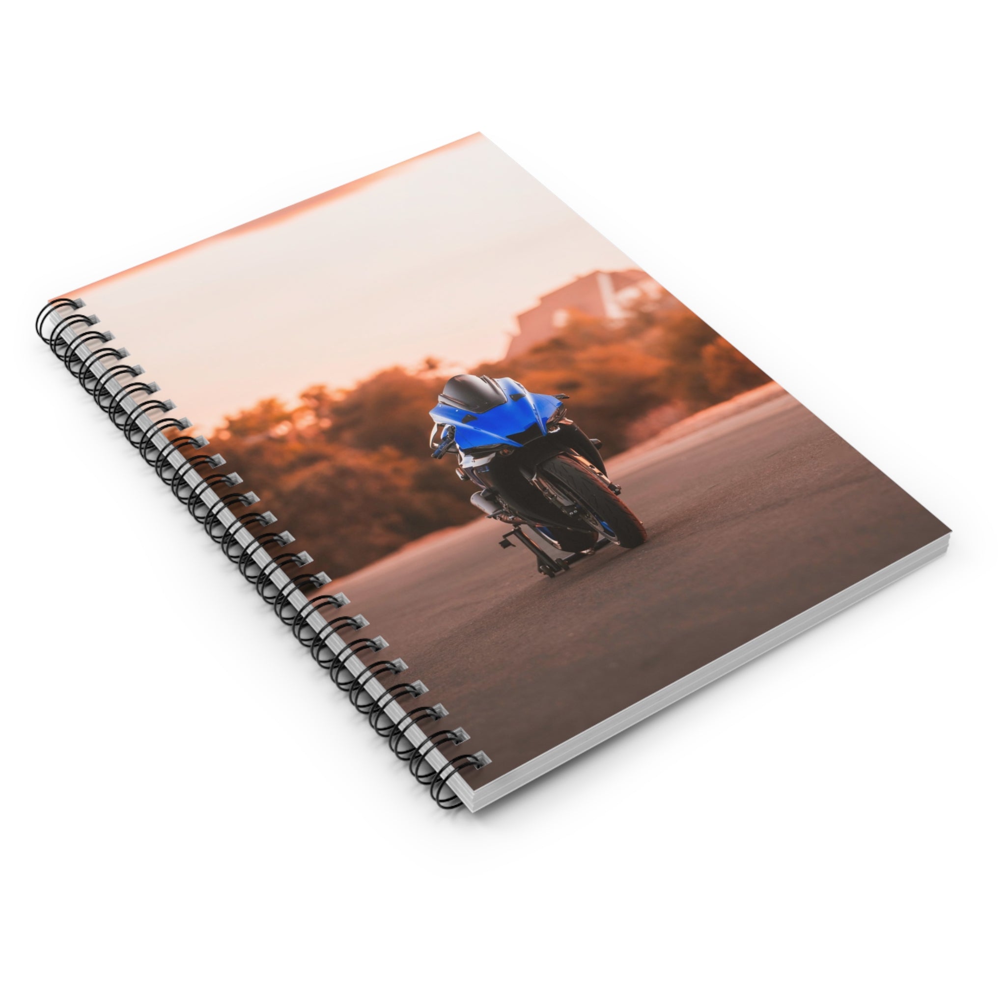 Yamaha R1 Motorcycle Spiral Notebook #024 - Throttle Designs