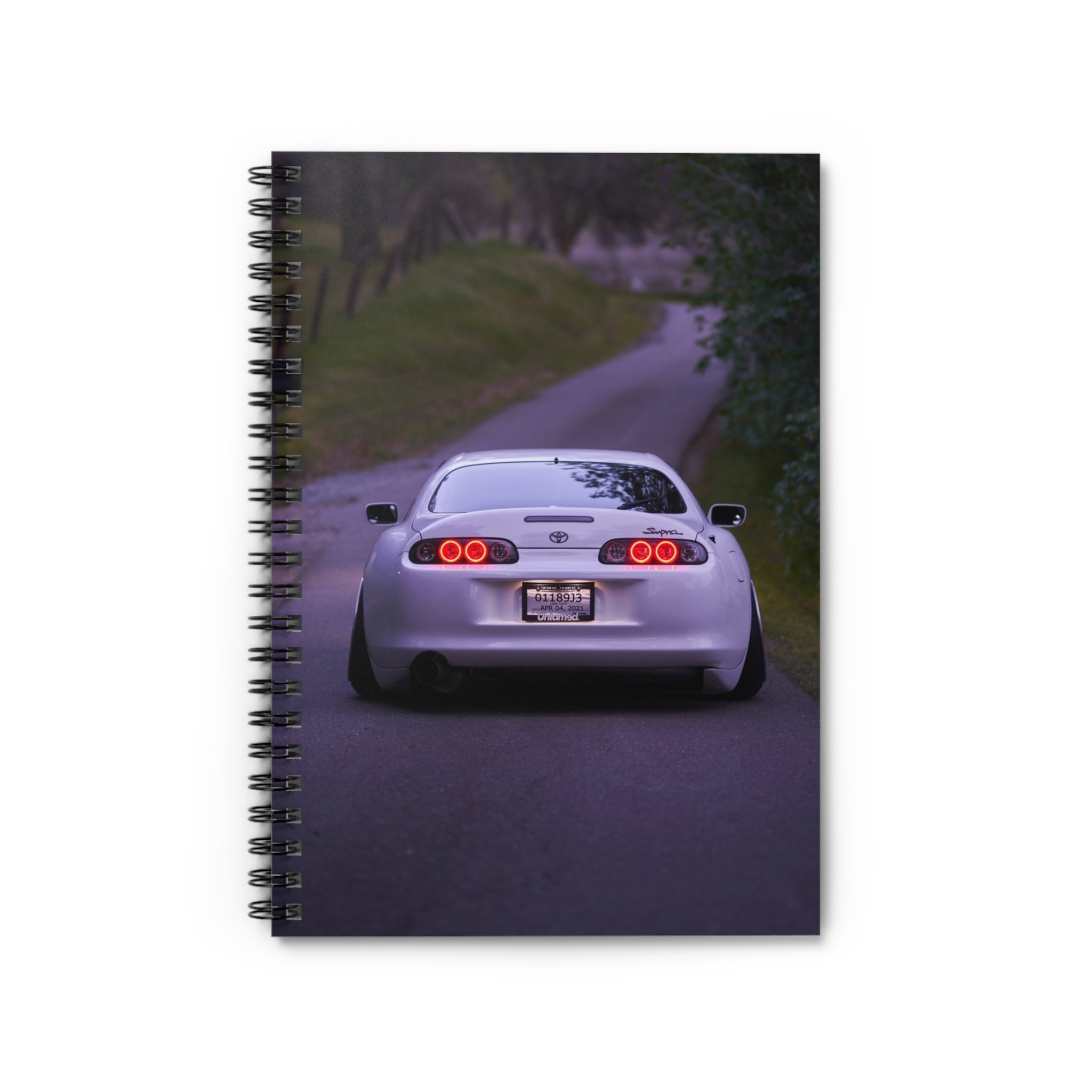 Toyota Supra Mk4 Automotive Spiral Notebook #009 - Throttle Designs