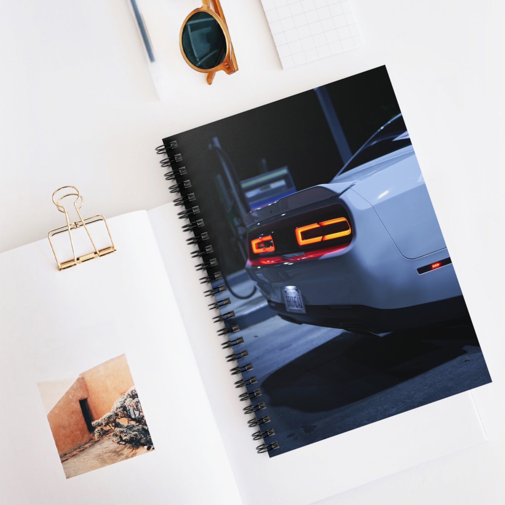 Dodge Challenger Automotive Spiral Notebook #001 - Throttle Designs