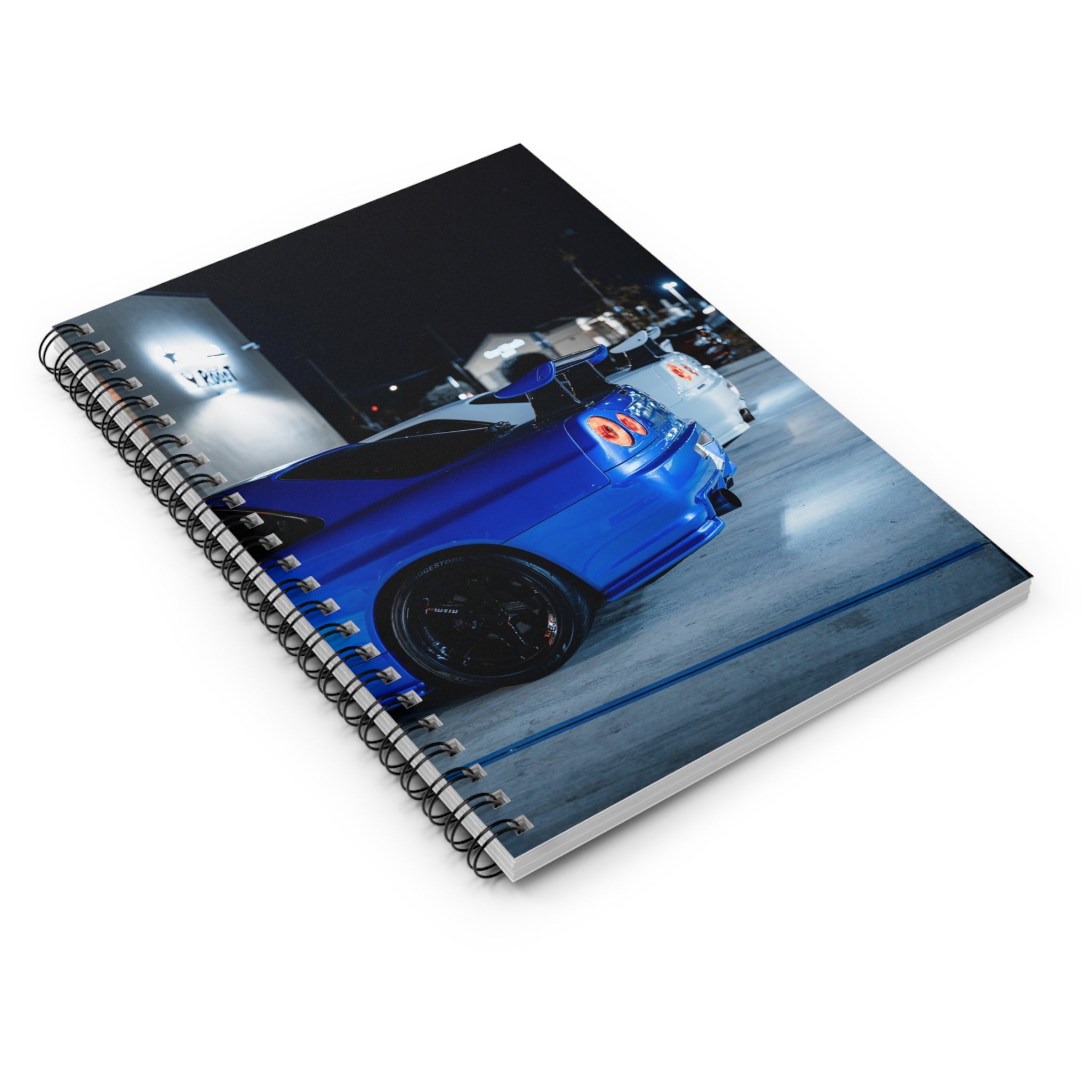 Nissan GTR R34 Automotive Spiral Notebook #008 - Throttle Designs