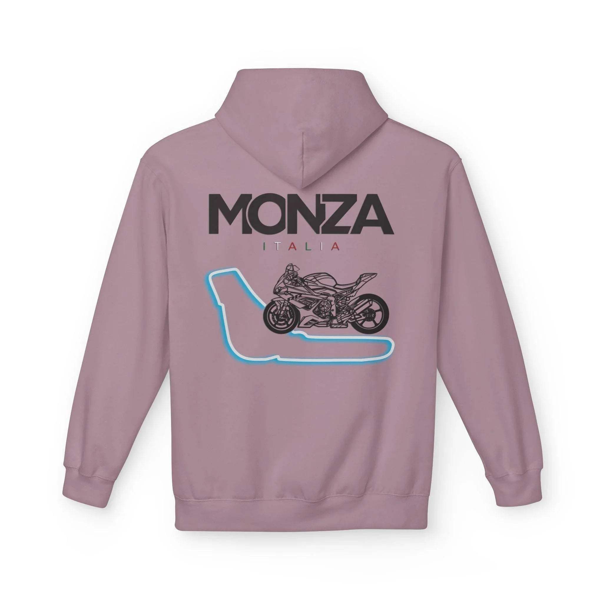 BMW Inspired S1000RR Monza Italia Race Track Fleece Hoodie for Style and Comfort