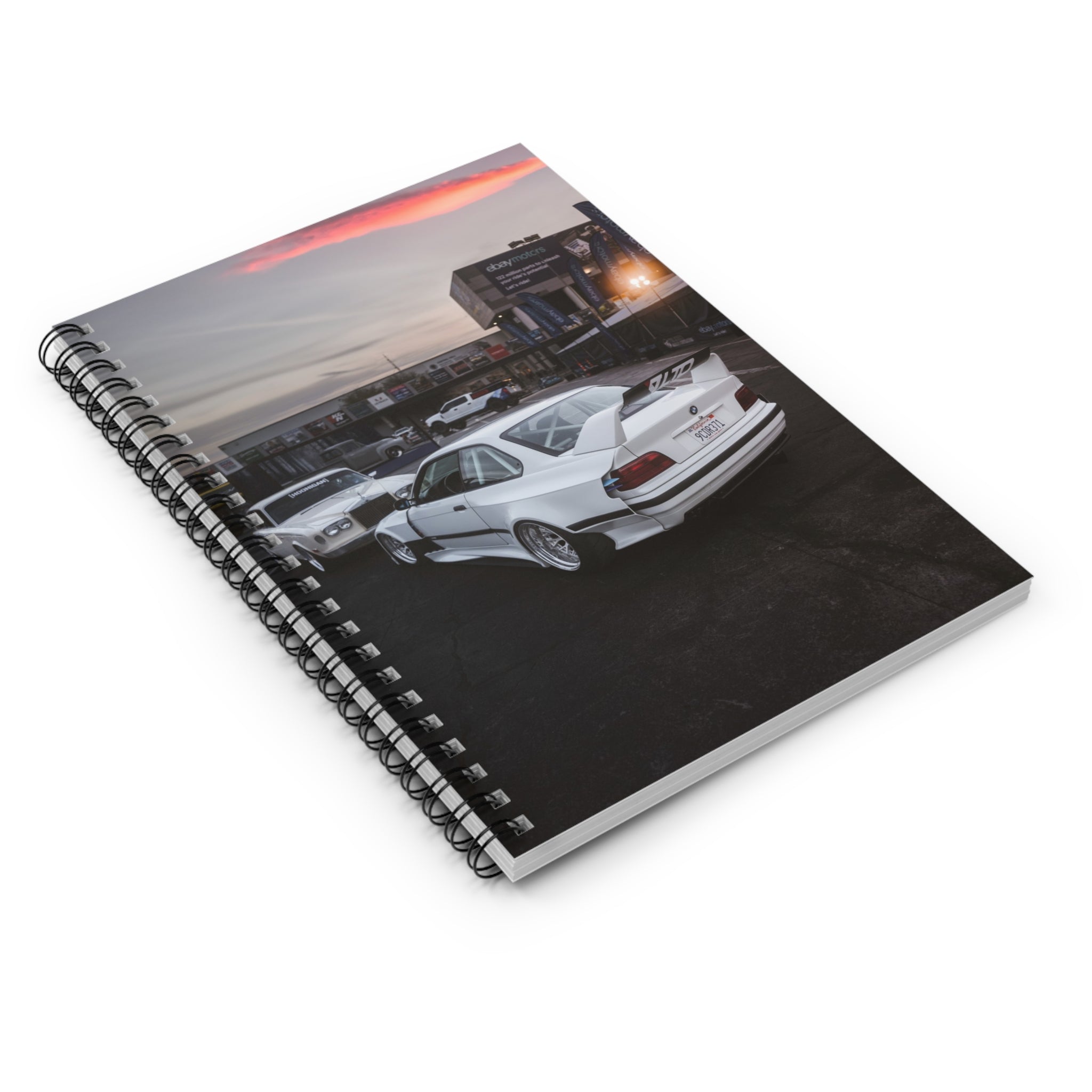 BMW E36 M3 Automotive Spiral Notebook #003 - Throttle Designs