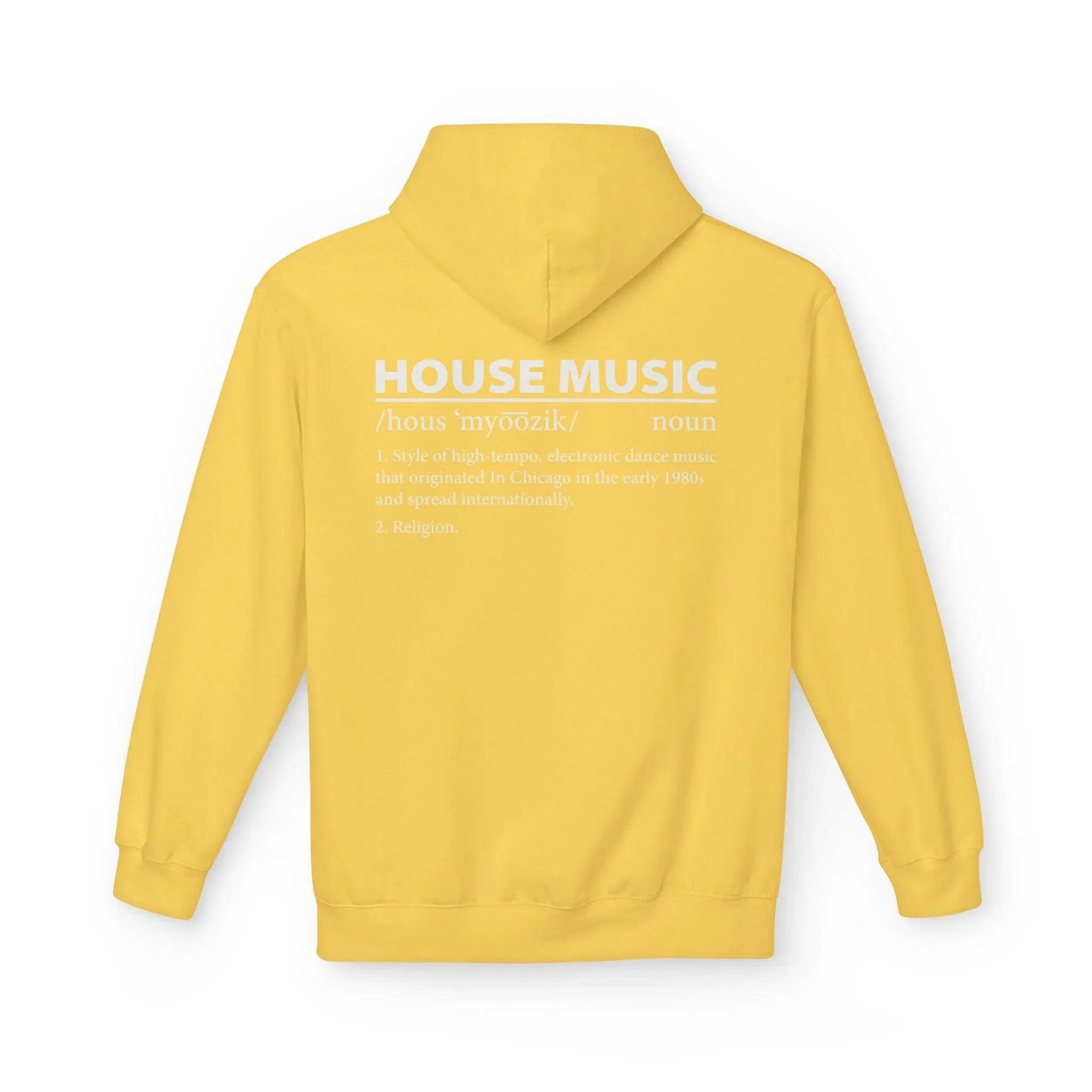 Ultimate House Music Fleece Hoodie for Comfort and Style