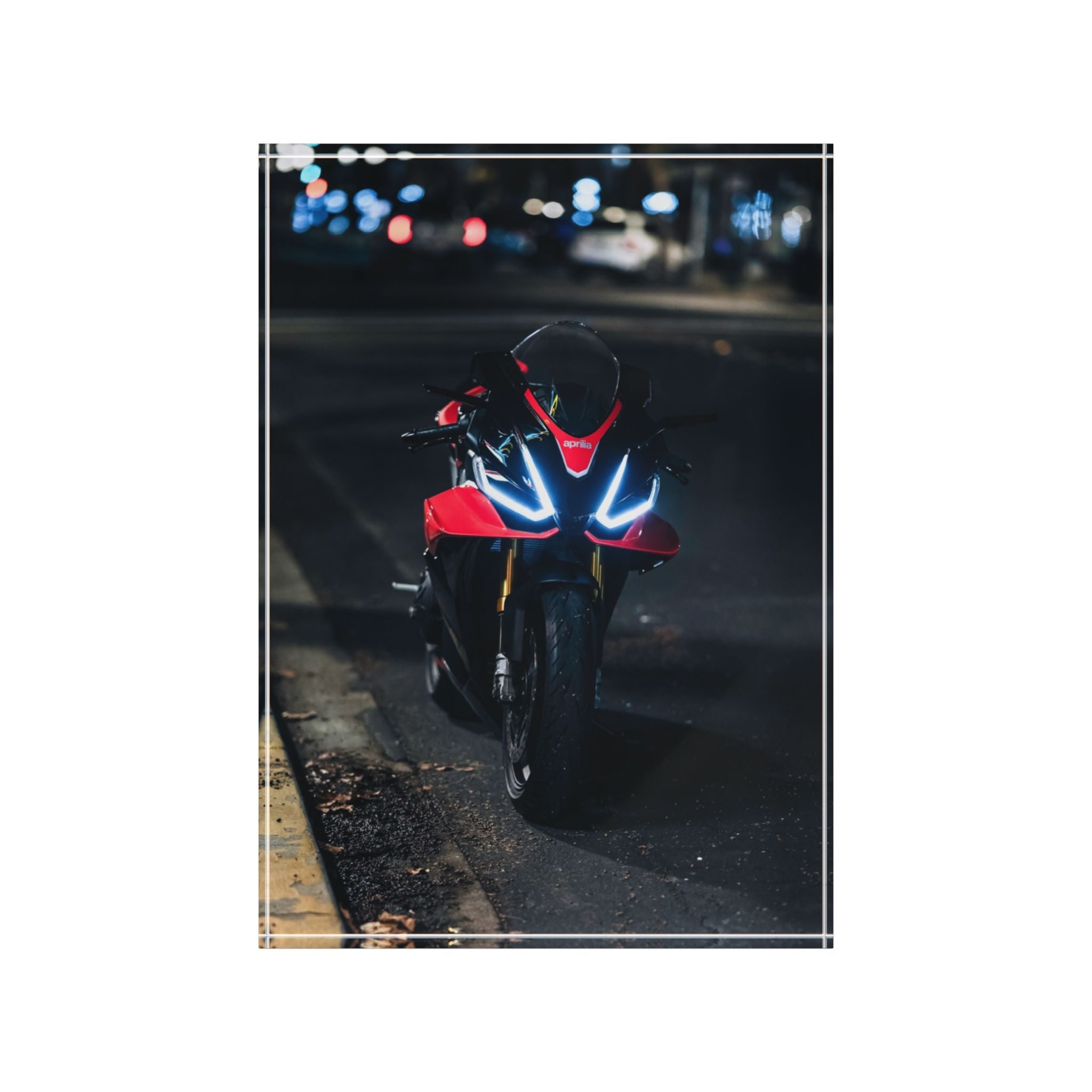 Aprilia RSV4 Motorcycle Acrylic Photo Block #009 - Throttle Designs