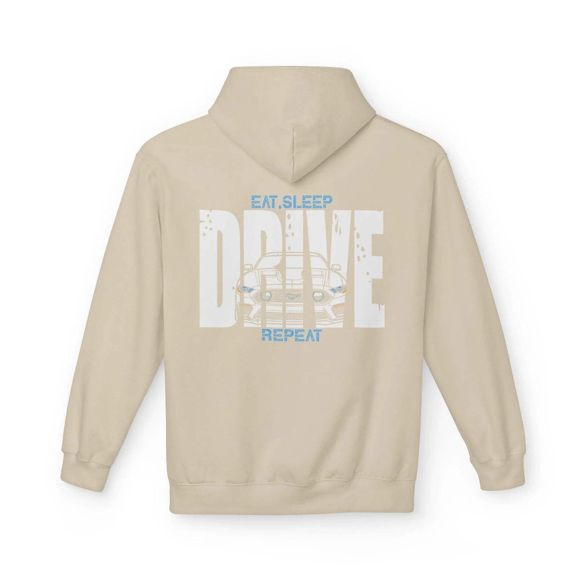 Ford Mach 1 Mustang DRIVE Fleece Hoodie - Premium Comfort & Style