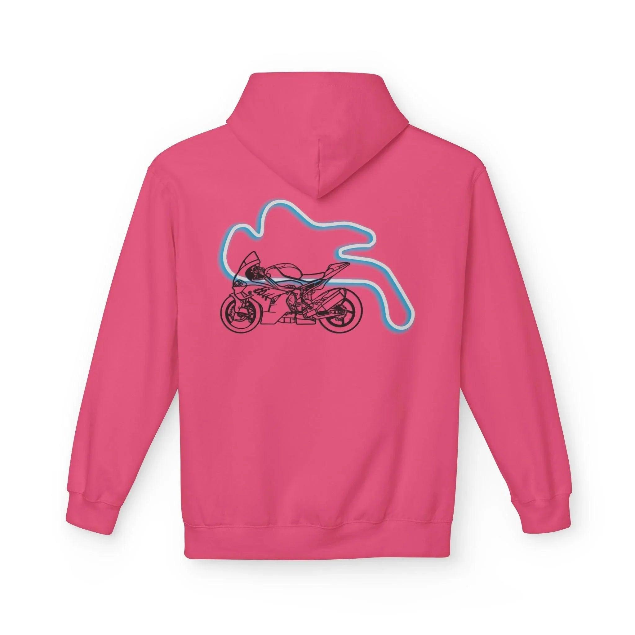 BMW Inspired M1000RR Fleece Hoodie Comfort and Style for Motorsport Enthusiasts