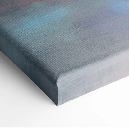 A koenigsegg regera inspired stretched canvas with a blue gray and subtle pink gradient for premium wall decor