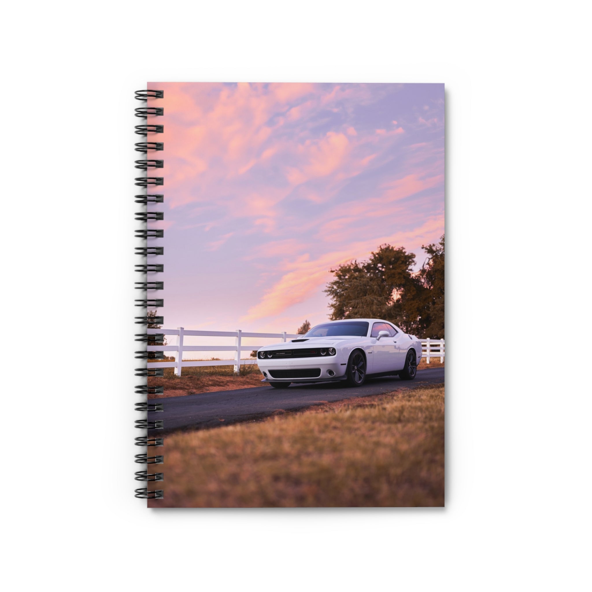 Dodge Challenger Automotive Spiral Notebook #004 - Throttle Designs