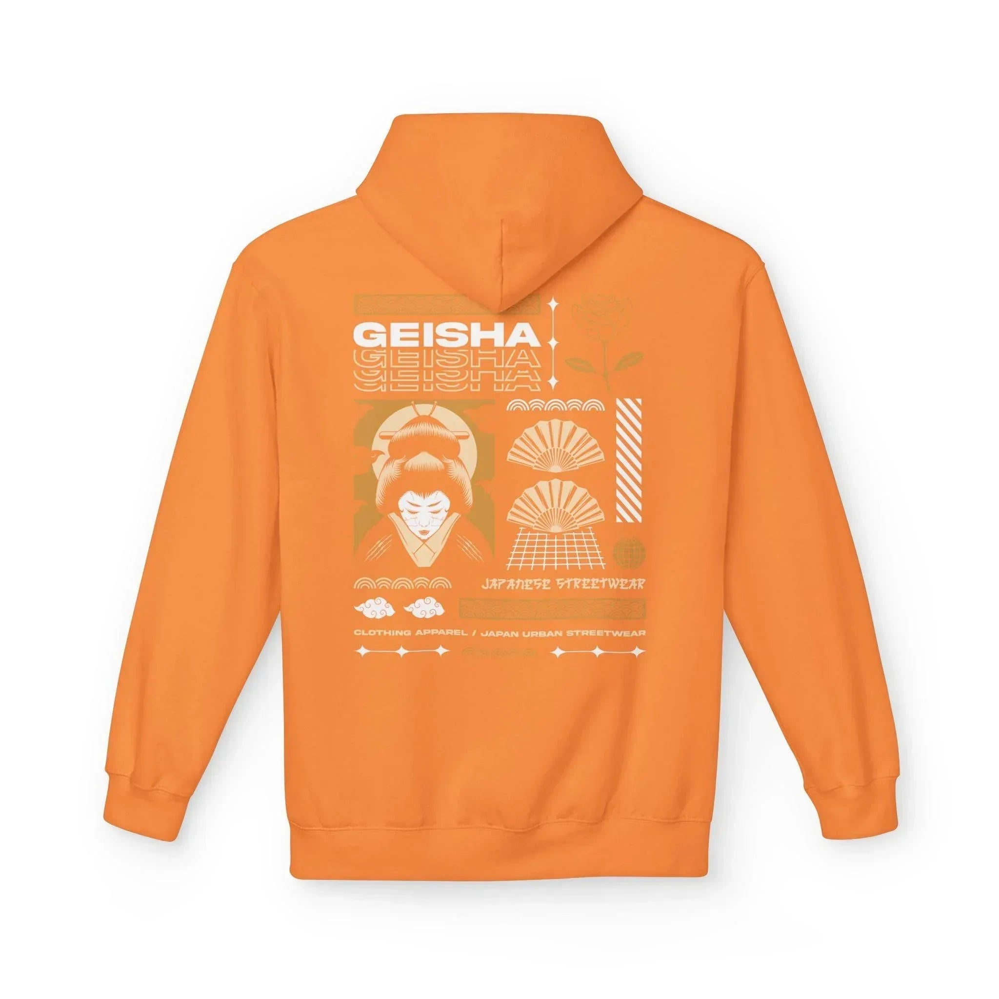 Stylish Geisha-Inspired Fleece Hoodie for Ultimate Streetwear Comfort