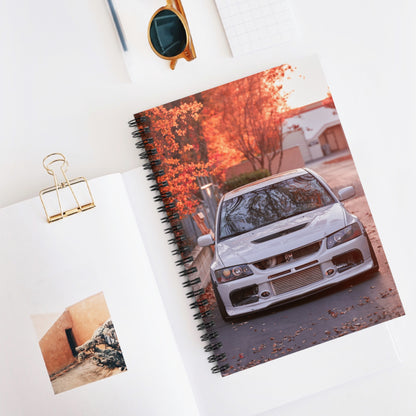 Mitsubishi Evo 8 Automotive Spiral Notebook #032 - Throttle Designs