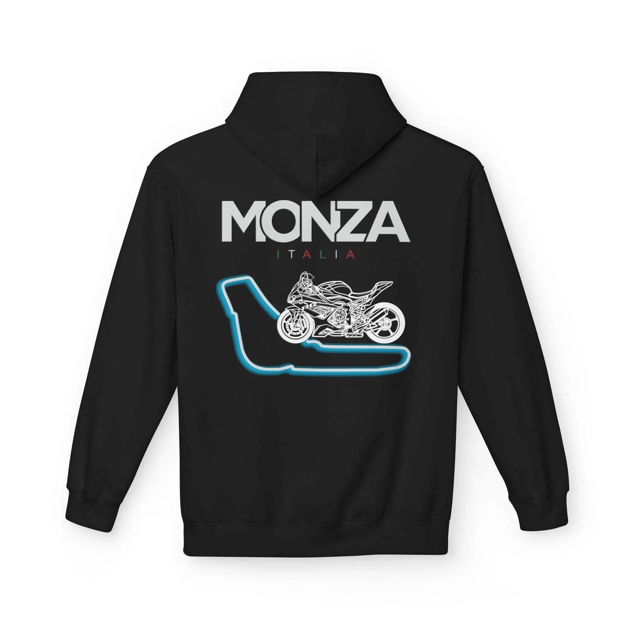 BMW Inspired S1000RR Monza Italia Race Track Fleece Hoodie for Style and Comfort