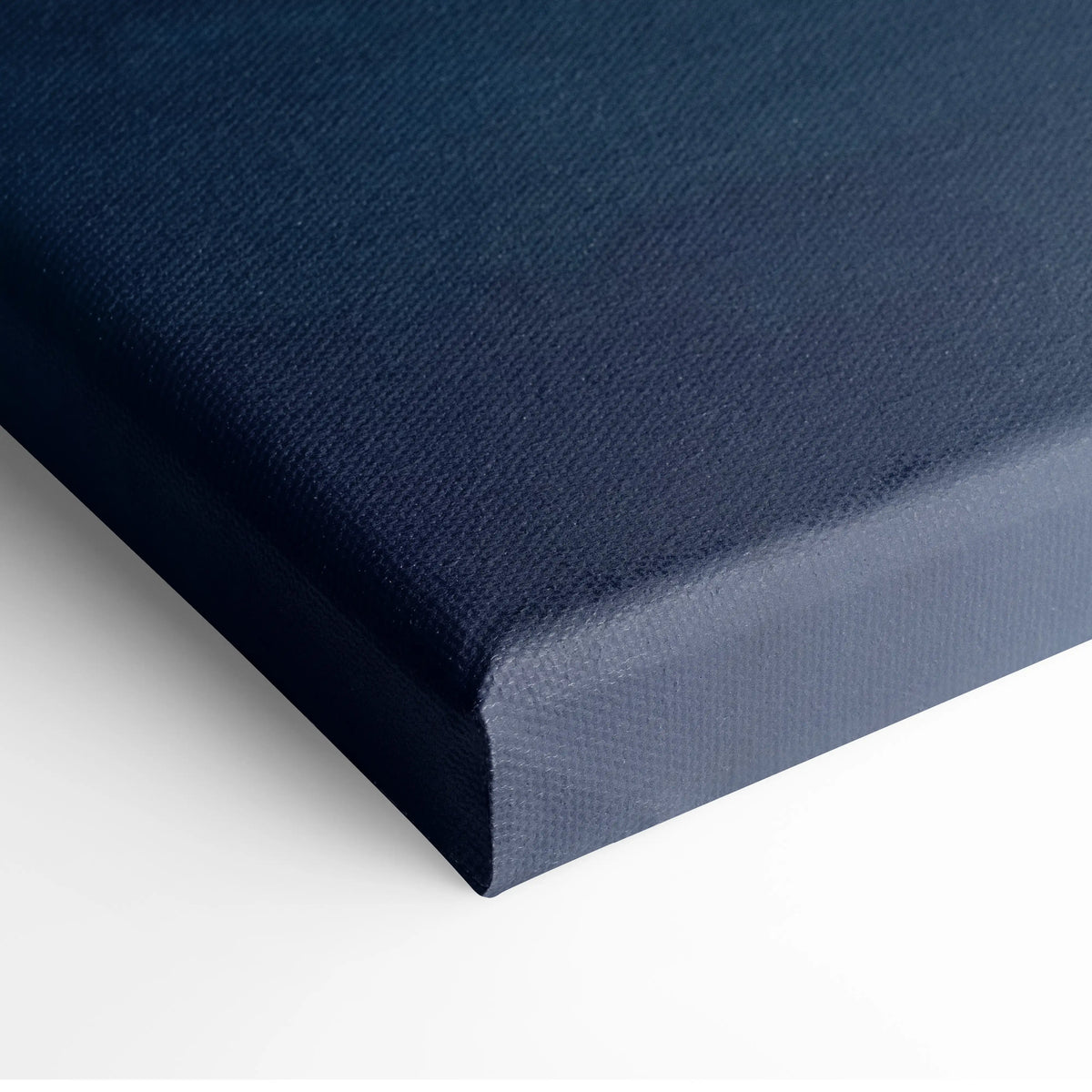 Dark blue canvas art with textured woven surface and raised edges toyota supra inspired jdm tuner car wall painting