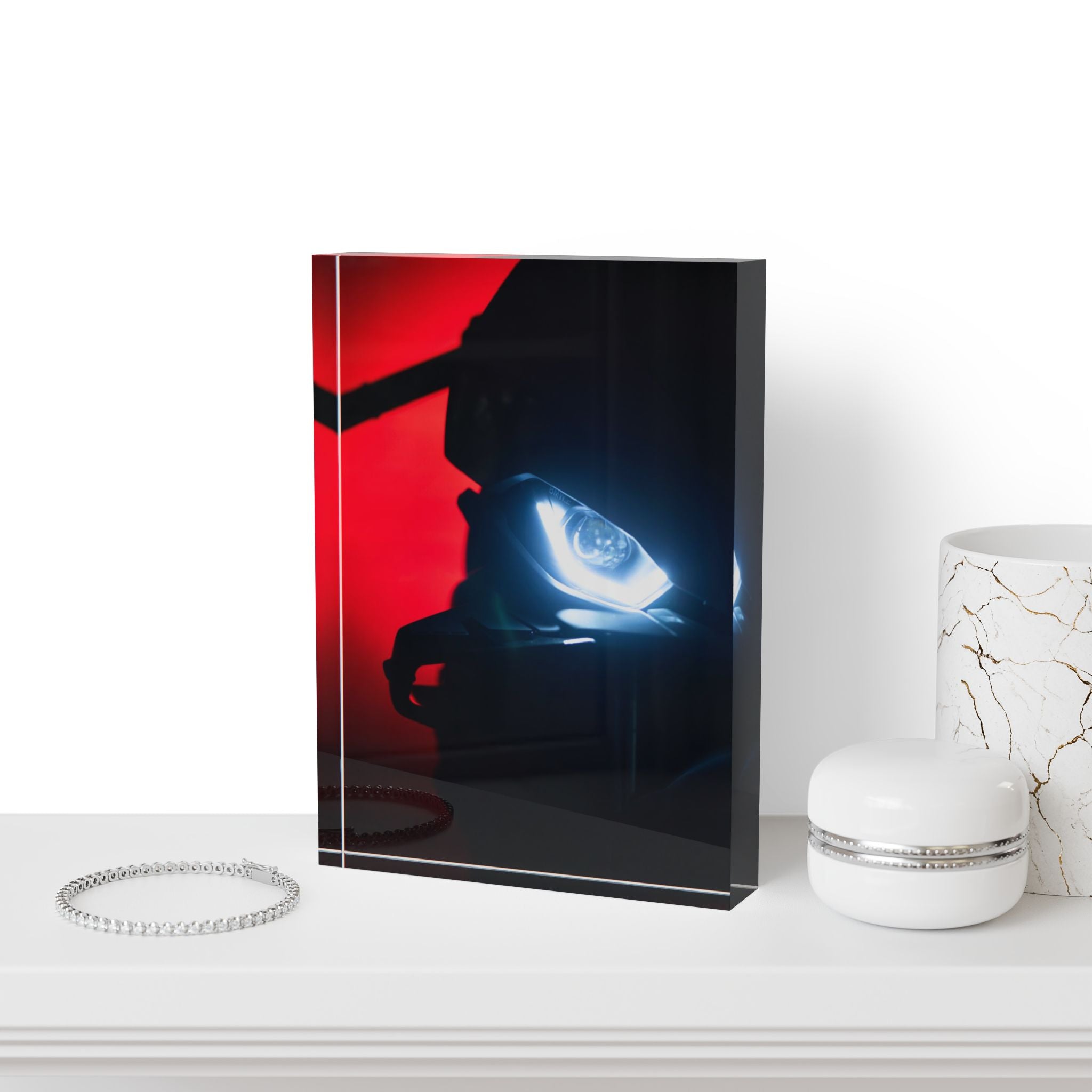 BMW S1000RR Motorcycle Acrylic Photo Block #006 - Throttle Designs