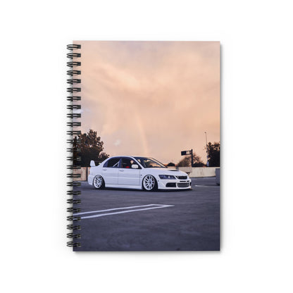 Mitsubishi Evo 8 Automotive Spiral Notebook #003 - Throttle Designs