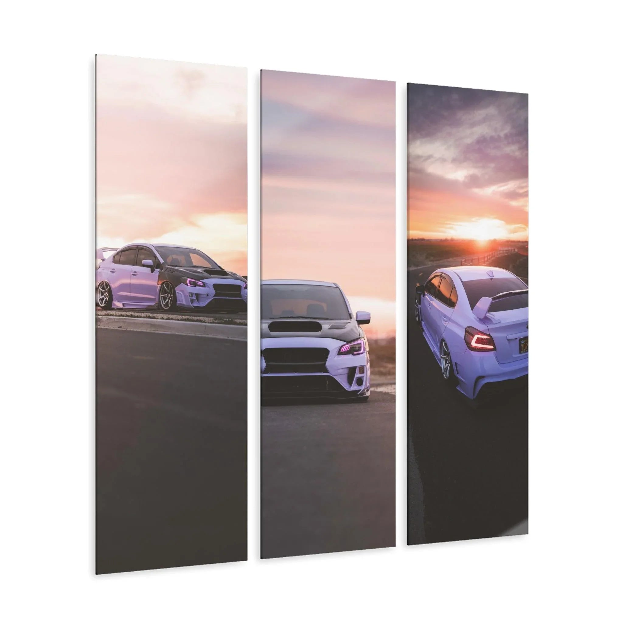 Subaru WRX 3-Piece Acrylic Wall Art #004 for Car Lovers