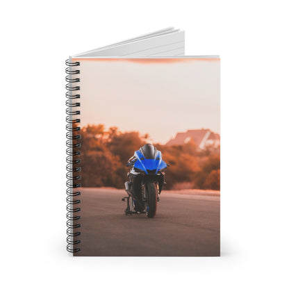 Yamaha R1 Motorcycle Spiral Notebook #024 - Throttle Designs