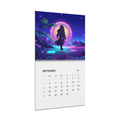 2027 Vaporwave Fantasy Art Calendar – Retro Futuristic Dreamscape Artwork Collection
