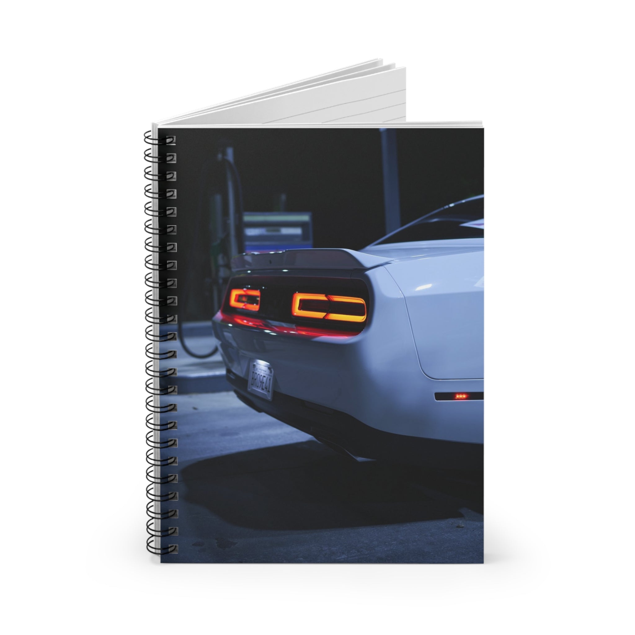 Dodge Challenger Automotive Spiral Notebook #001 - Throttle Designs