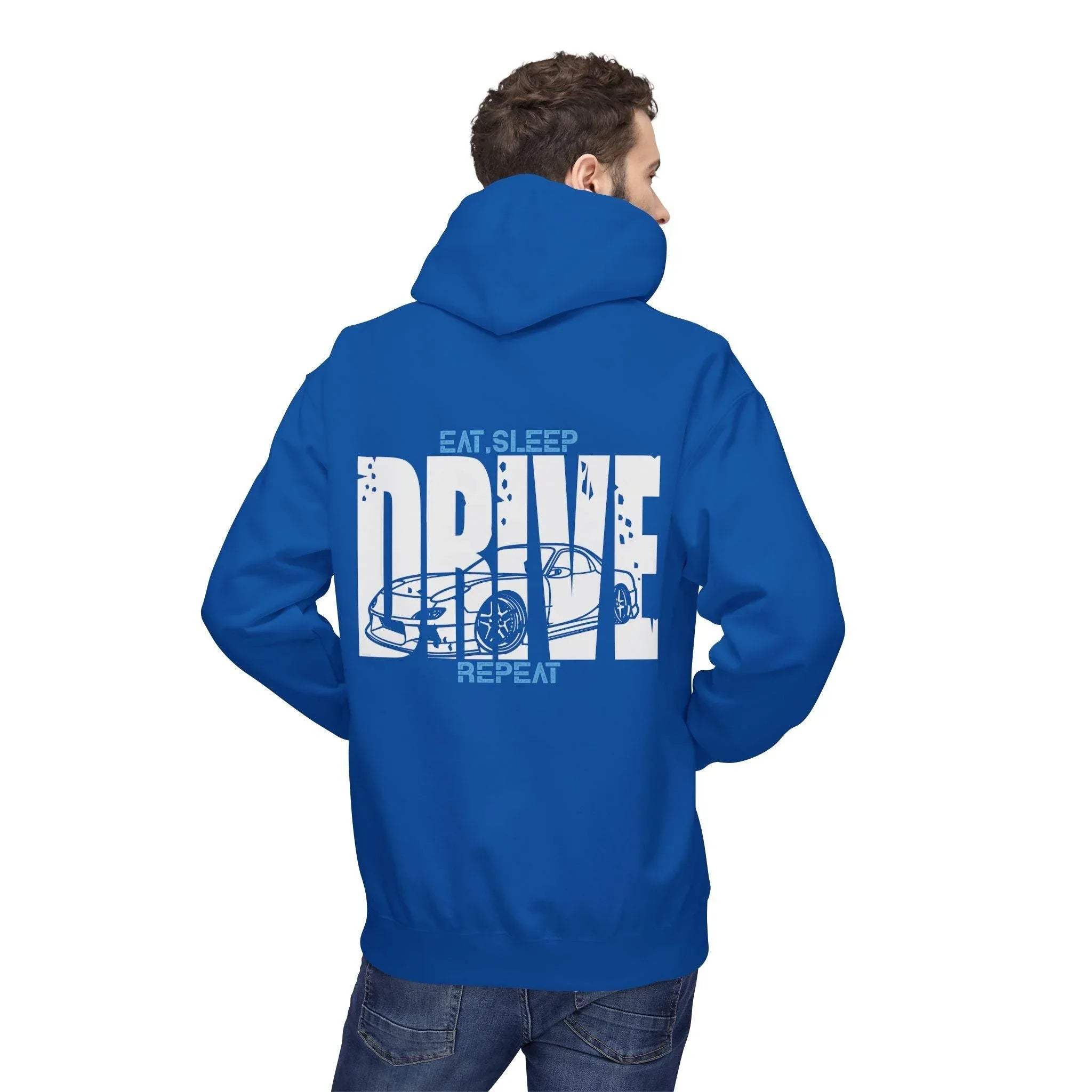 Mazda FD RX7 DRIVE Fleece Hoodie - Comfort Meets Style for Car Lovers