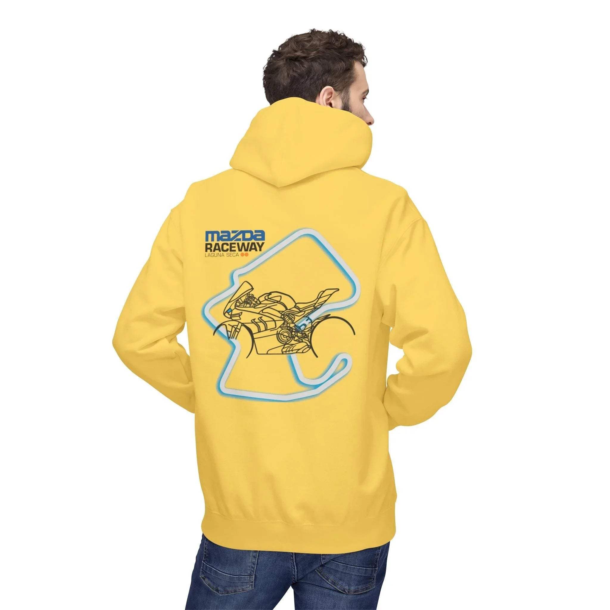 Ducati Panigale V4 SP Laguna Seca Fleece Hoodie - Stylish & Cozy