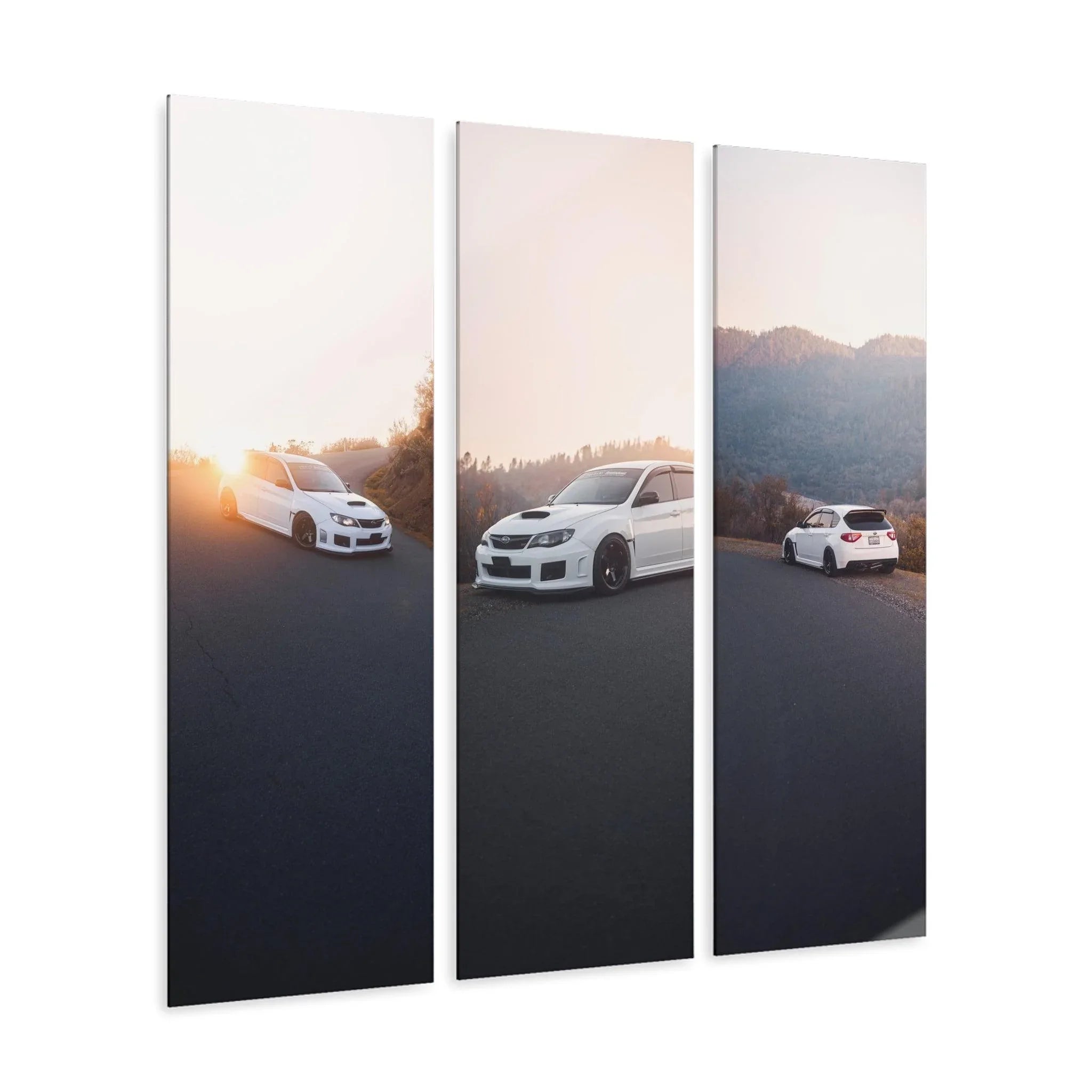 Subaru WRX STI 3-Piece Acrylic Wall Art #002 for Car Lovers