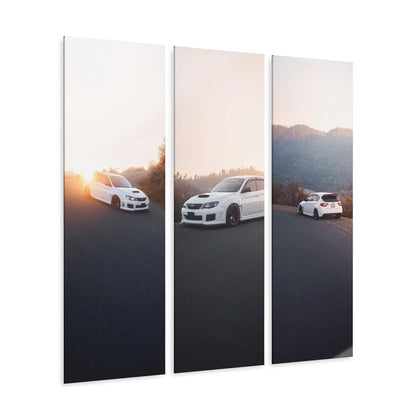 Subaru WRX STI 3-Piece Acrylic Wall Art #002 for Car Lovers