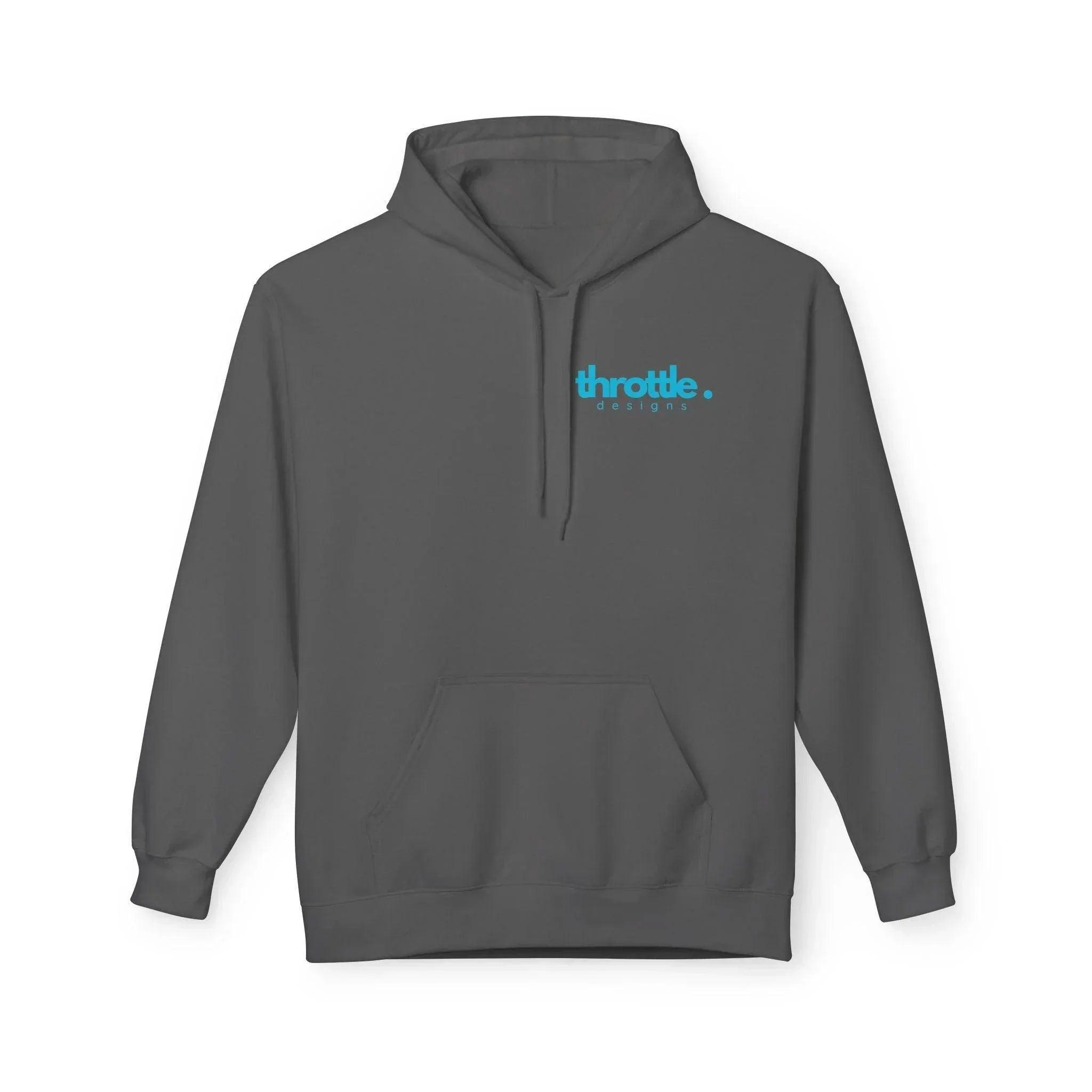 Artistic Vibes Fleece Hoodie with Headphone Design - Ultimate Comfort & Style