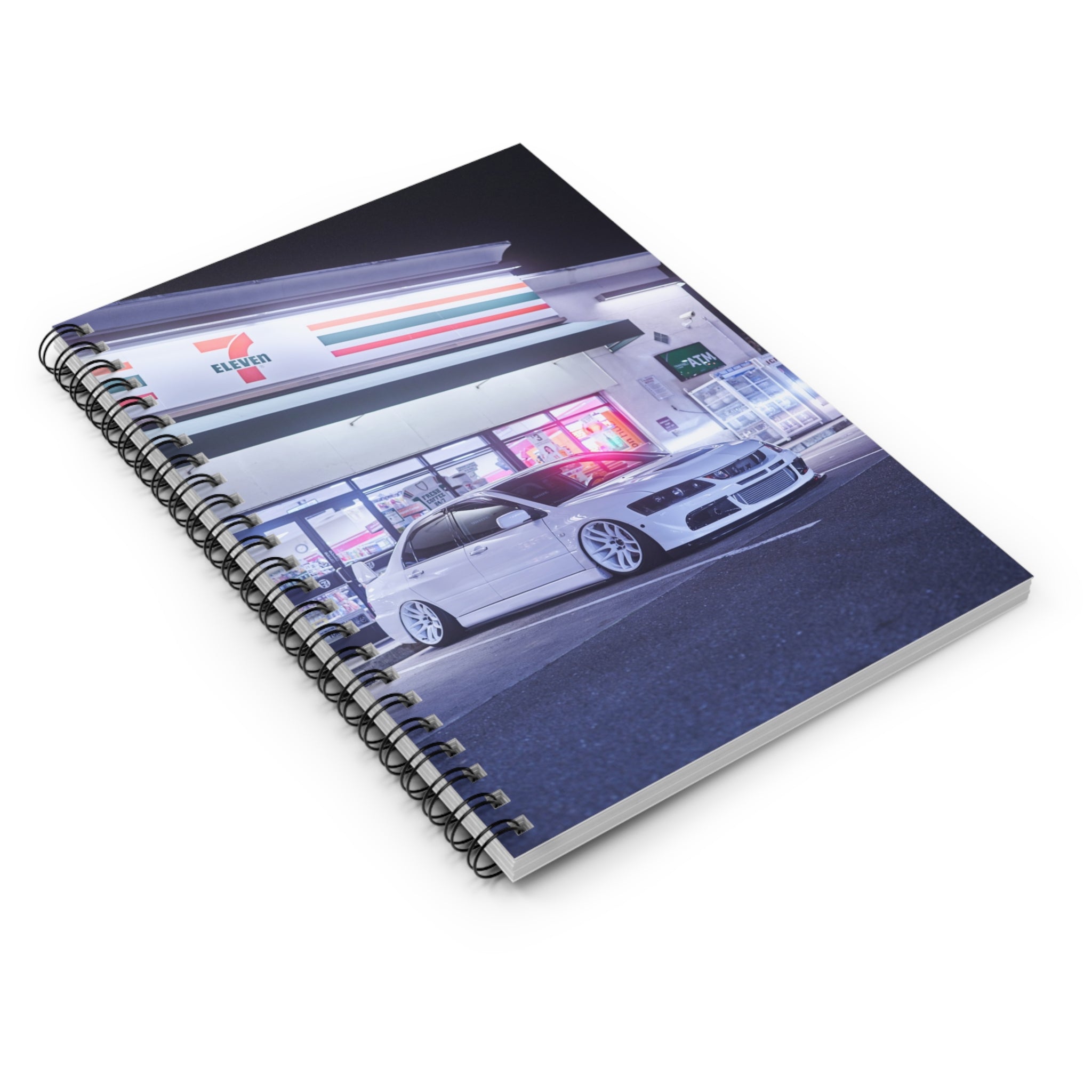 Mitsubishi Evo 8 Automotive Spiral Notebook #007 - Throttle Designs