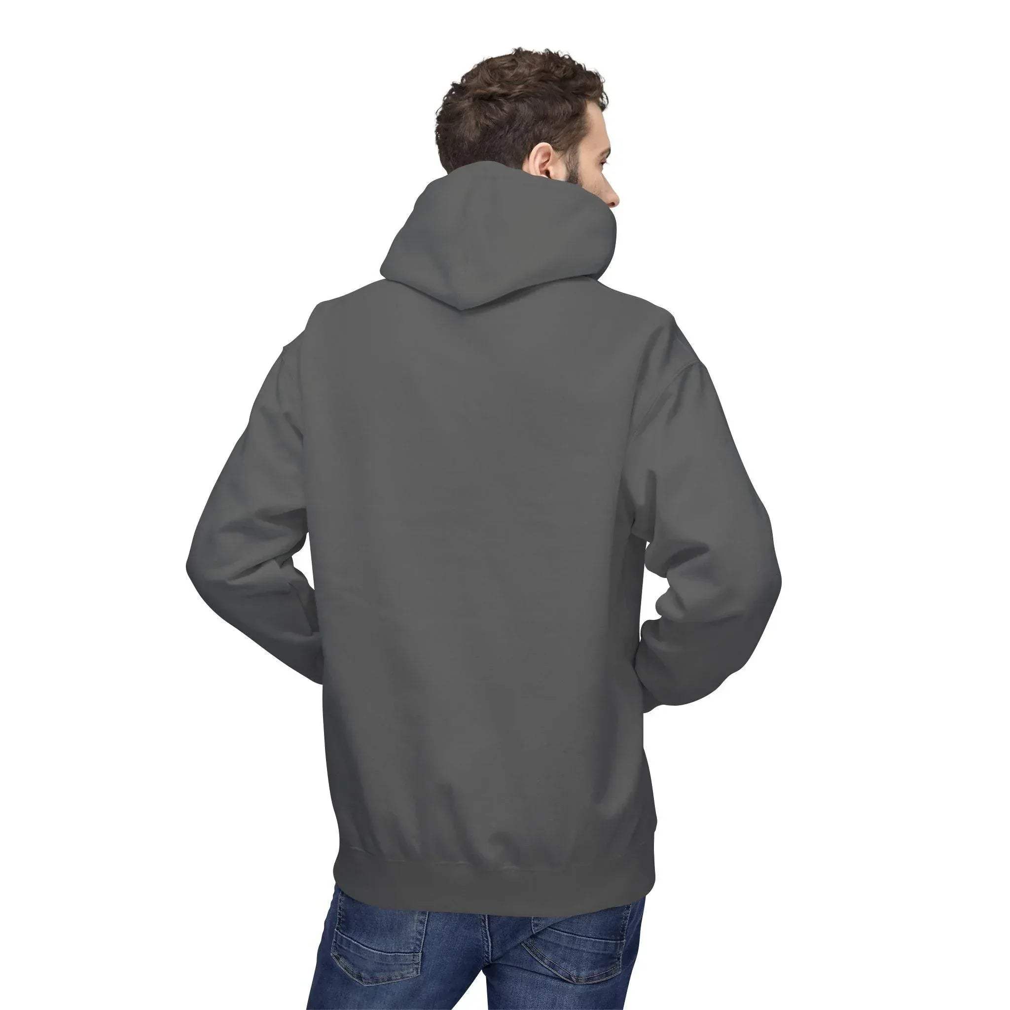 Cozy Coffee Lover's Fleece Hoodie – Heartbeat Design for Ultimate Comfort