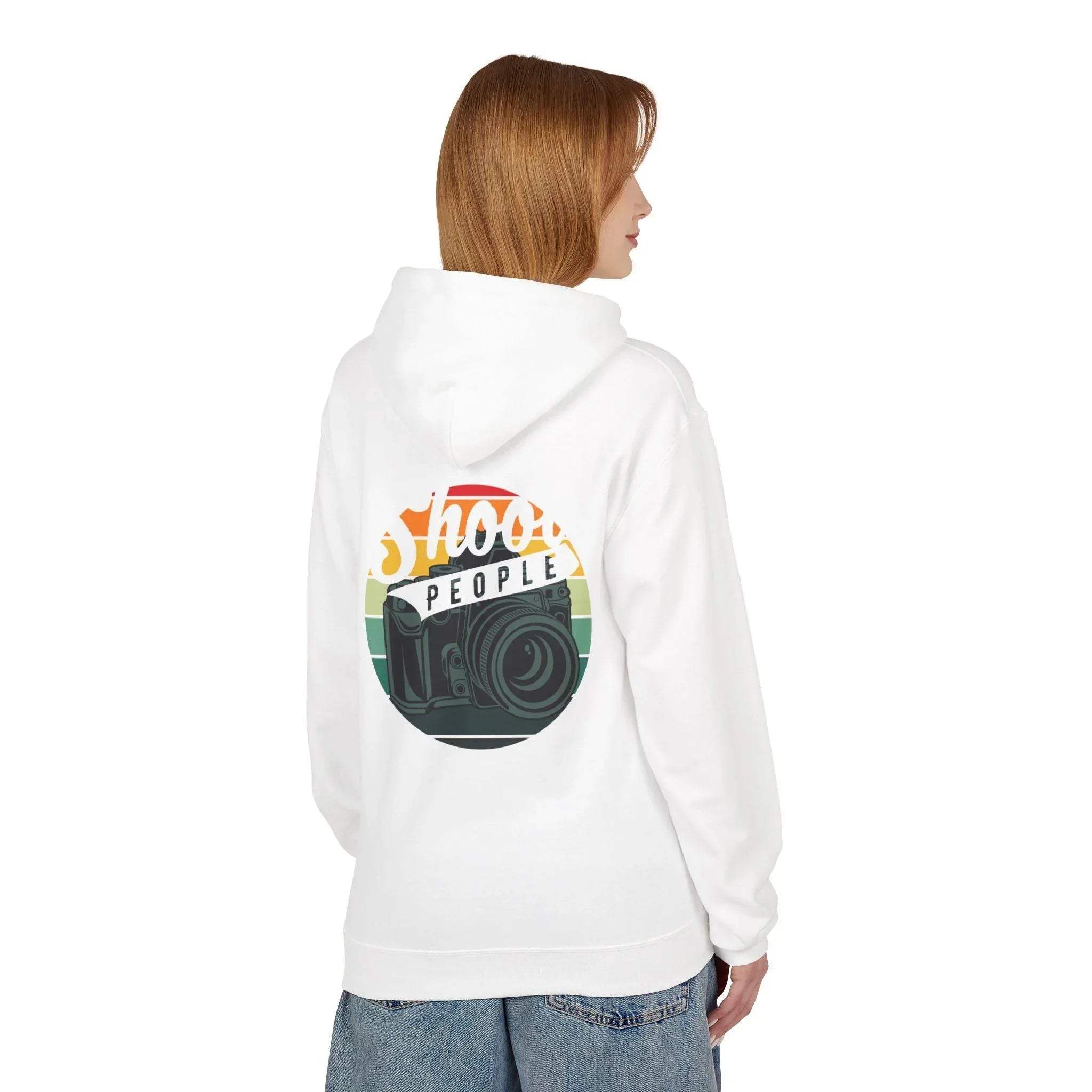 Creative Photographer's "Shoot People" Fleece Hoodie for Ultimate Comfort and Style