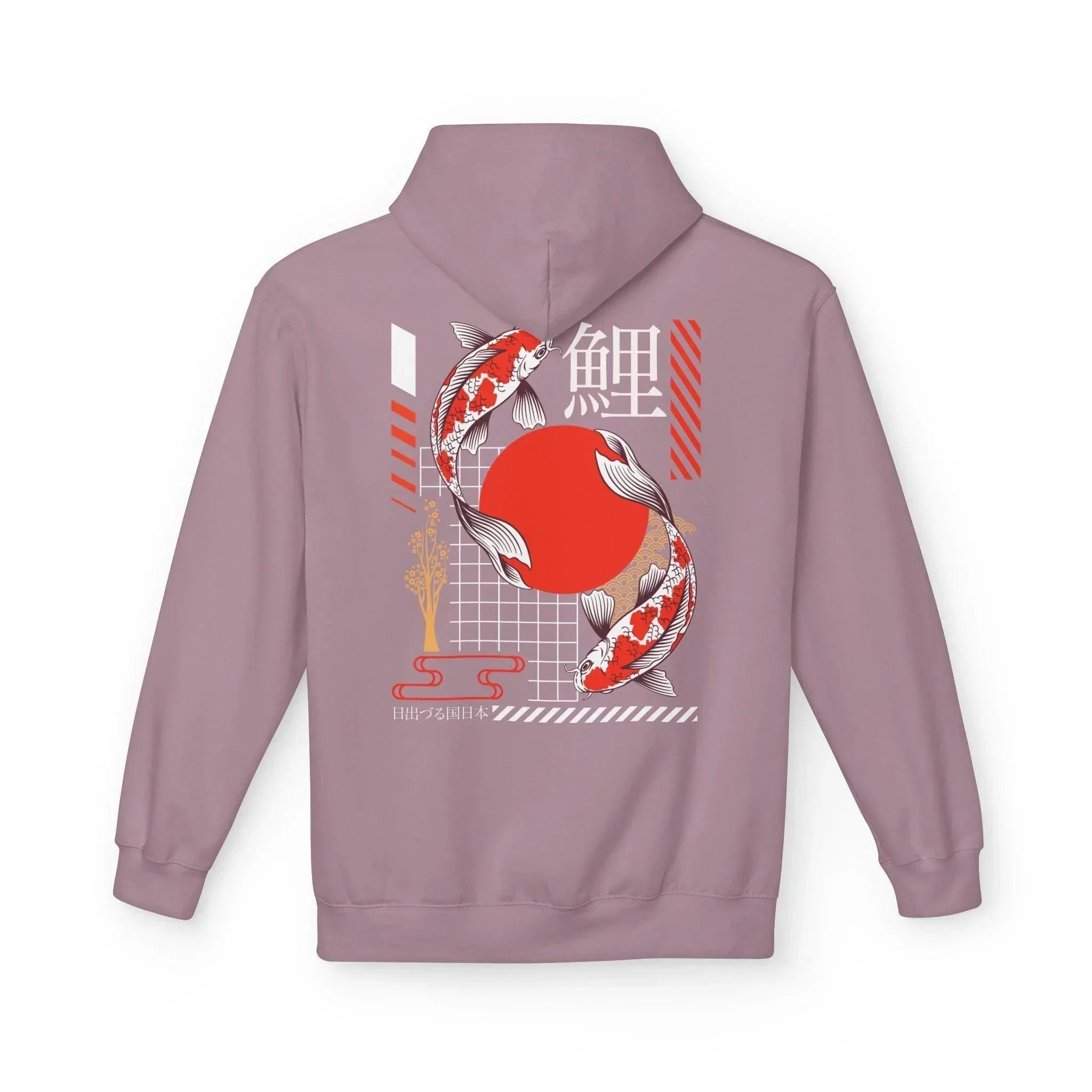 Koi Fish Streetwear Fleece Hoodie - Ultimate Comfort Meets Stylish Design