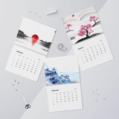 2027 Japan Inspired Wall Calendar – Japanese Aesthetic Artwork & Colorful Cultural Designs