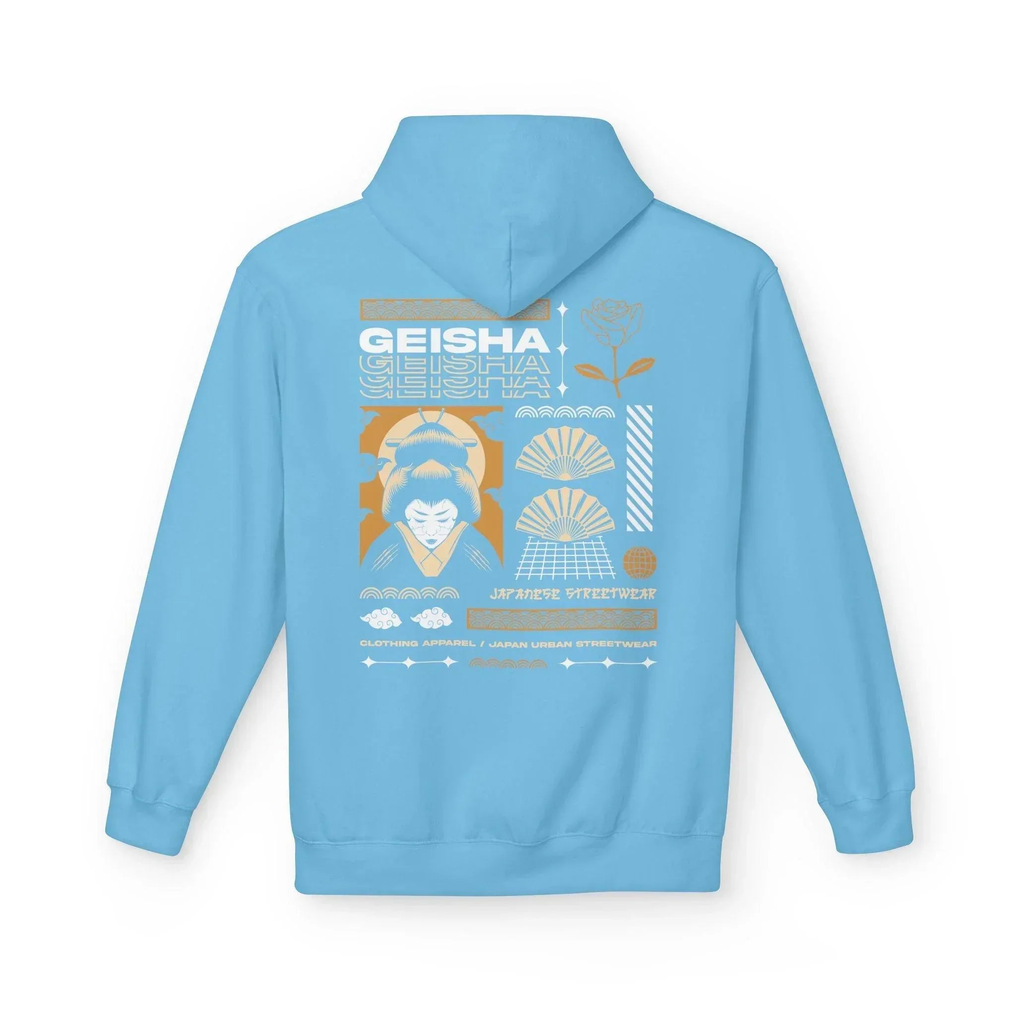 Stylish Geisha-Inspired Fleece Hoodie for Ultimate Streetwear Comfort