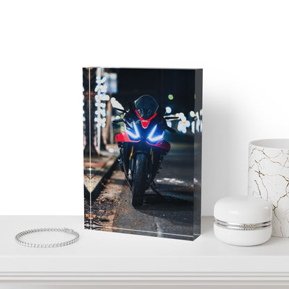 Aprilia RSV4 Motorcycle Acrylic Photo Block #010 - Throttle Designs