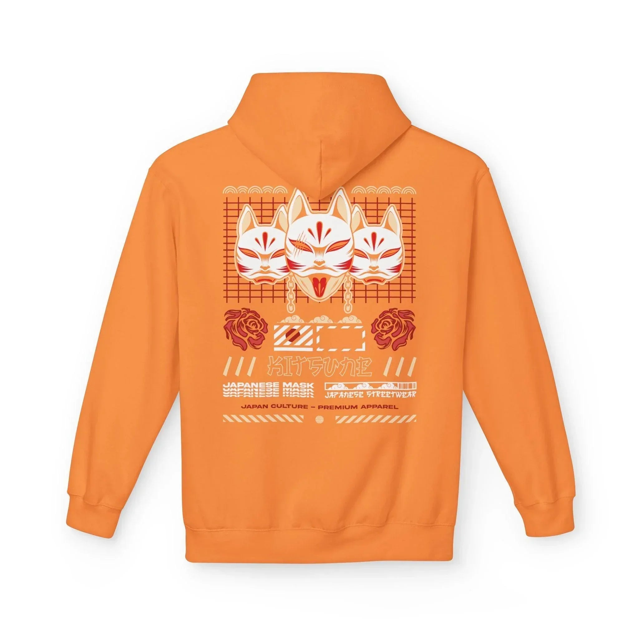 Ultimate Kitsune Japanese Streetwear Fleece Hoodie for Comfort and Style