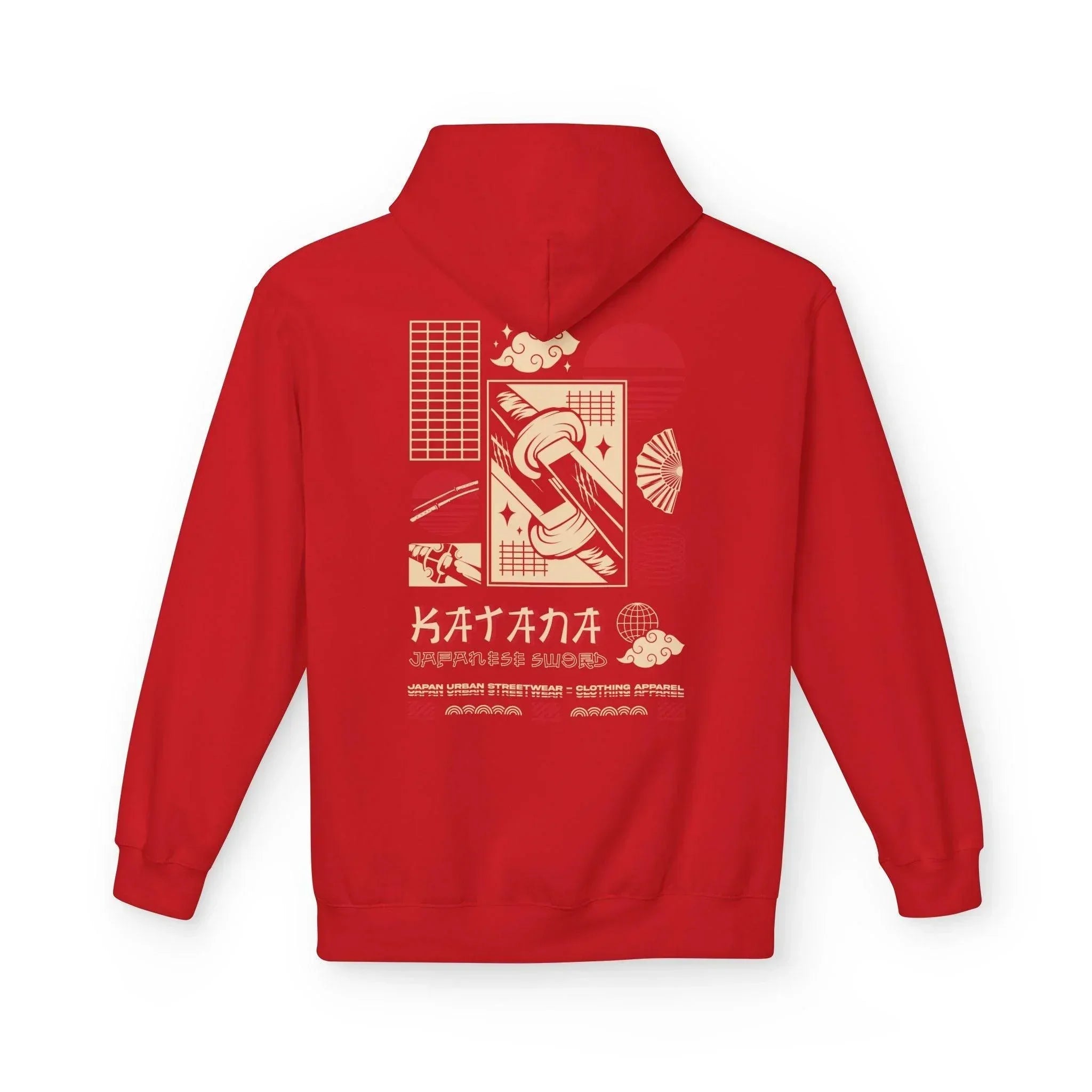Ultimate "Katana" Japanese Fleece Hoodie for Stylish Streetwear Enthusiasts