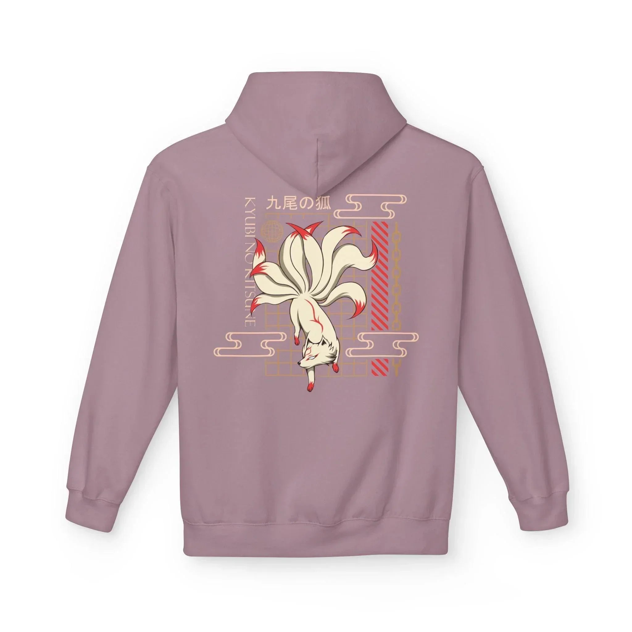 Kyubi No Kitsune Japanese Streetwear Fleece Hoodie – Ultimate Comfort Meets Stylish Design